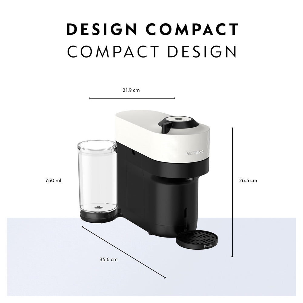 Nespresso Vertuo Pop+ en encimera de cocina mostrando uso diario estiloso