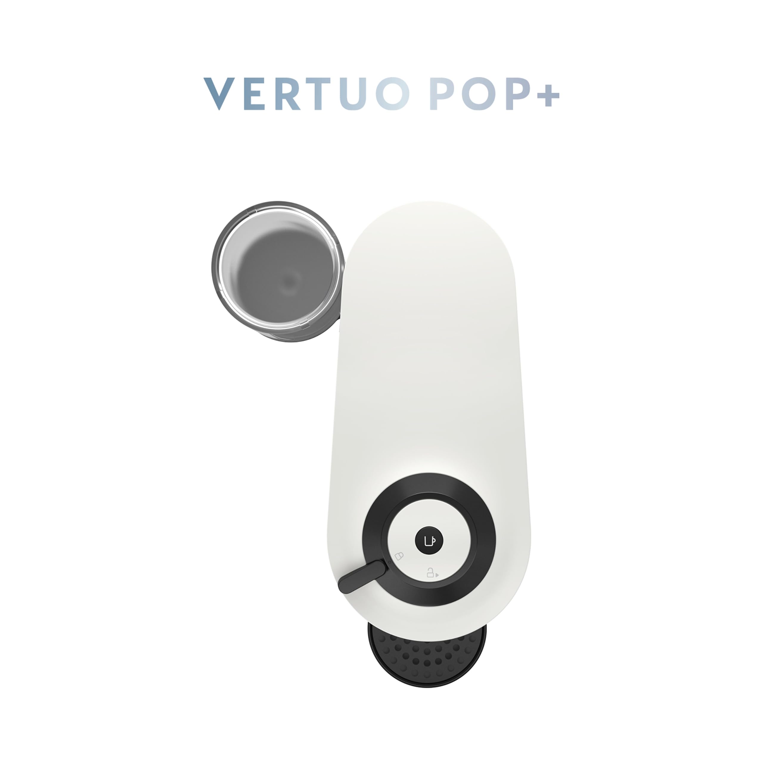 Nespresso Vertuo Pop+ control de un botón para preparar café rápido y sencillo