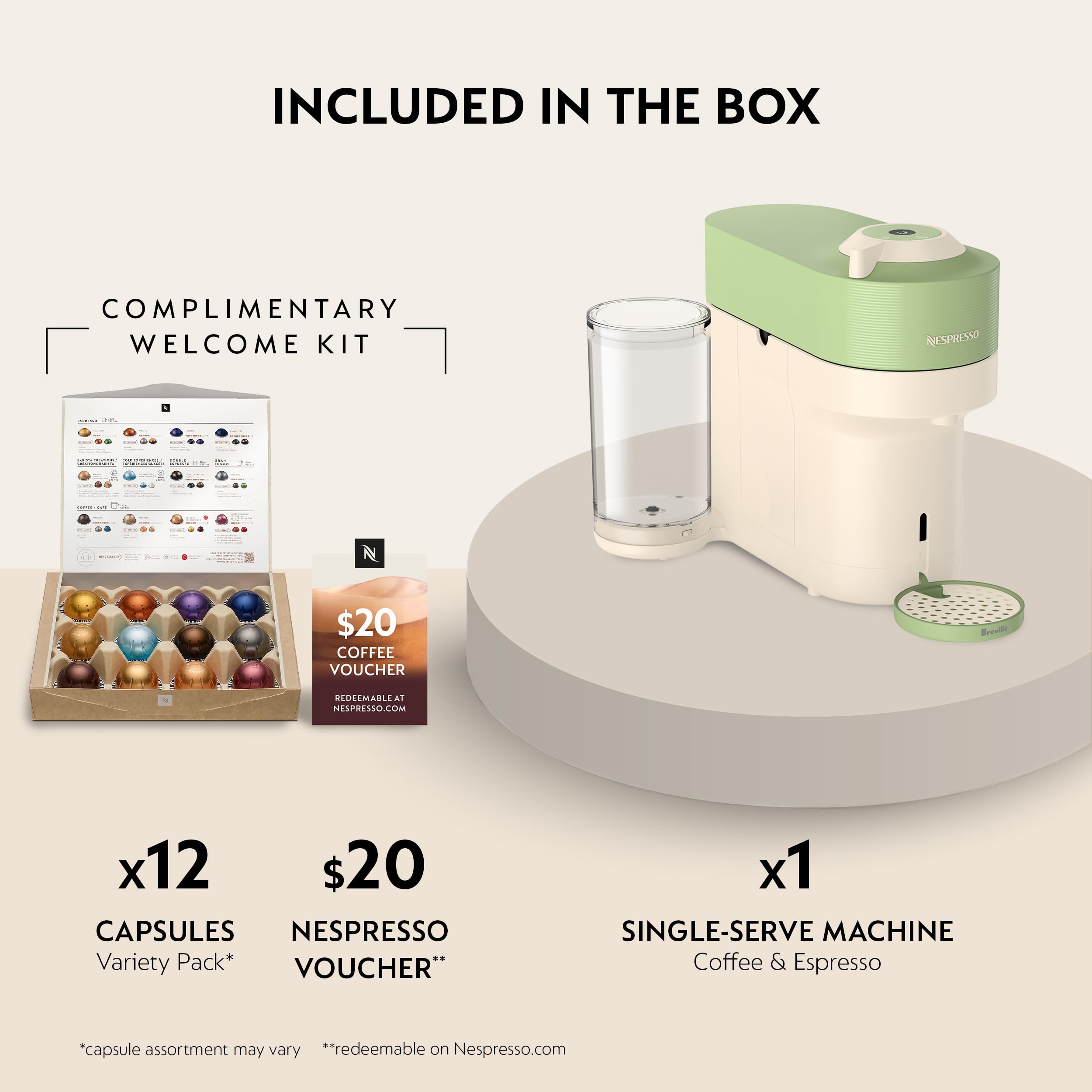 Nespresso Vertuo Pop+ extrayendo un espresso con crema rica y aspecto consistente