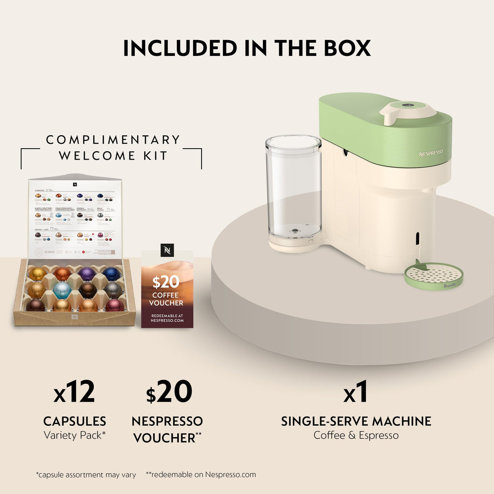 Nespresso Vertuo Pop+ extrayendo un espresso con crema rica y aspecto consistente