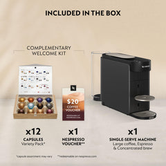 Nespresso Vertuo Up control panel close-up showing Coffee Creations button for convenience
