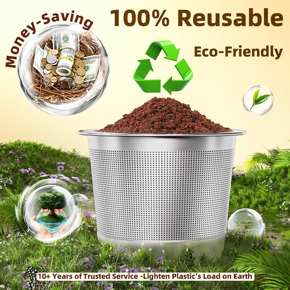 NESSUS cápsula junto a una taza para comparar tamaño y capacidad 10 g