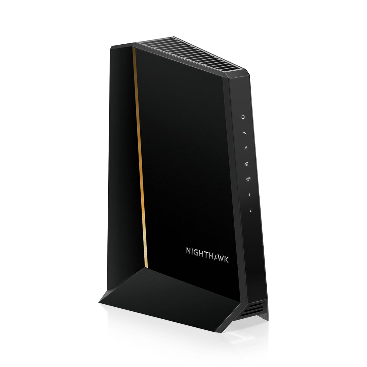 NETGEAR Nighthawk vista frontal mostrando diseño y desempeño claro