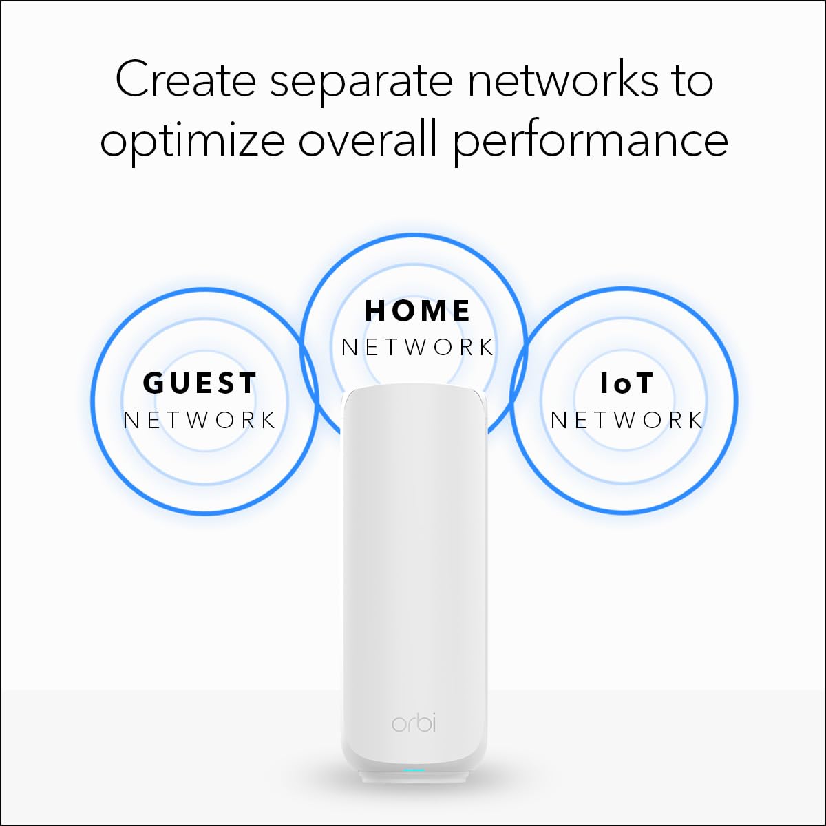 NETGEAR Orbi 370 satélite adicional ampliando cobertura aprox 2,000 sq ft