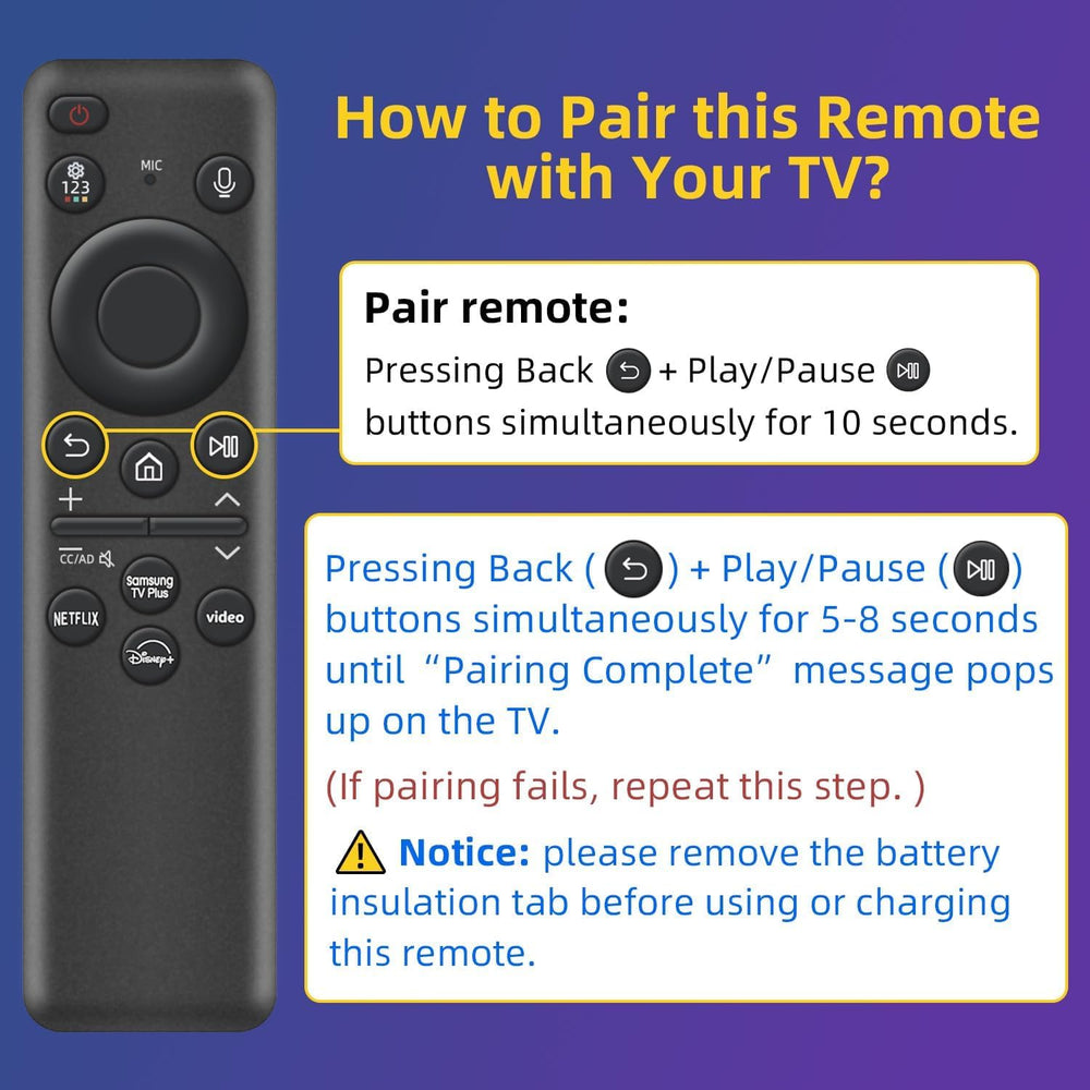 Nettech pantalla de TV confirmando emparejado para configuración sencilla