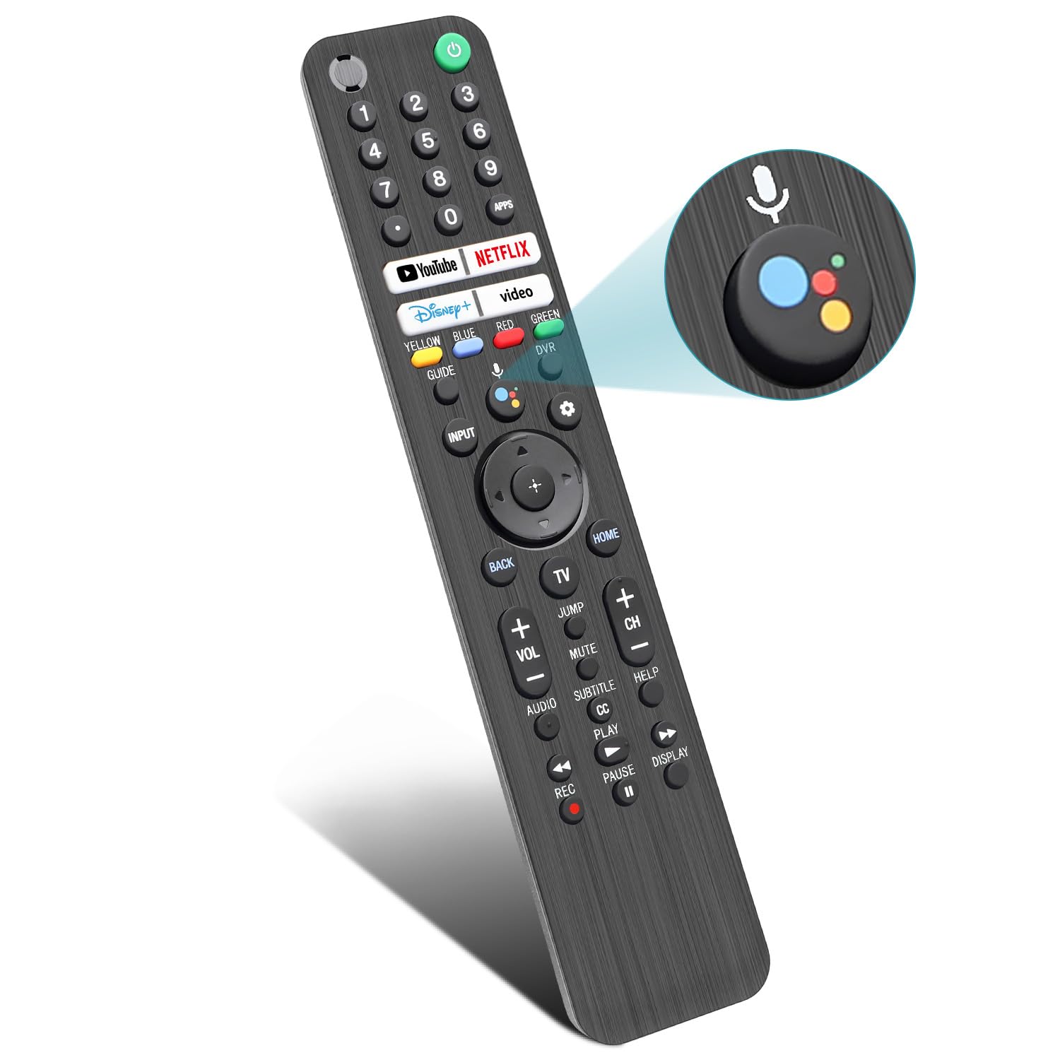 Nettech mando frontal compatible Sony Bravia mostrando diseño y fácil control