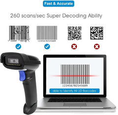 NETUM escaneando código desde pantalla de smartphone para lectura fiable