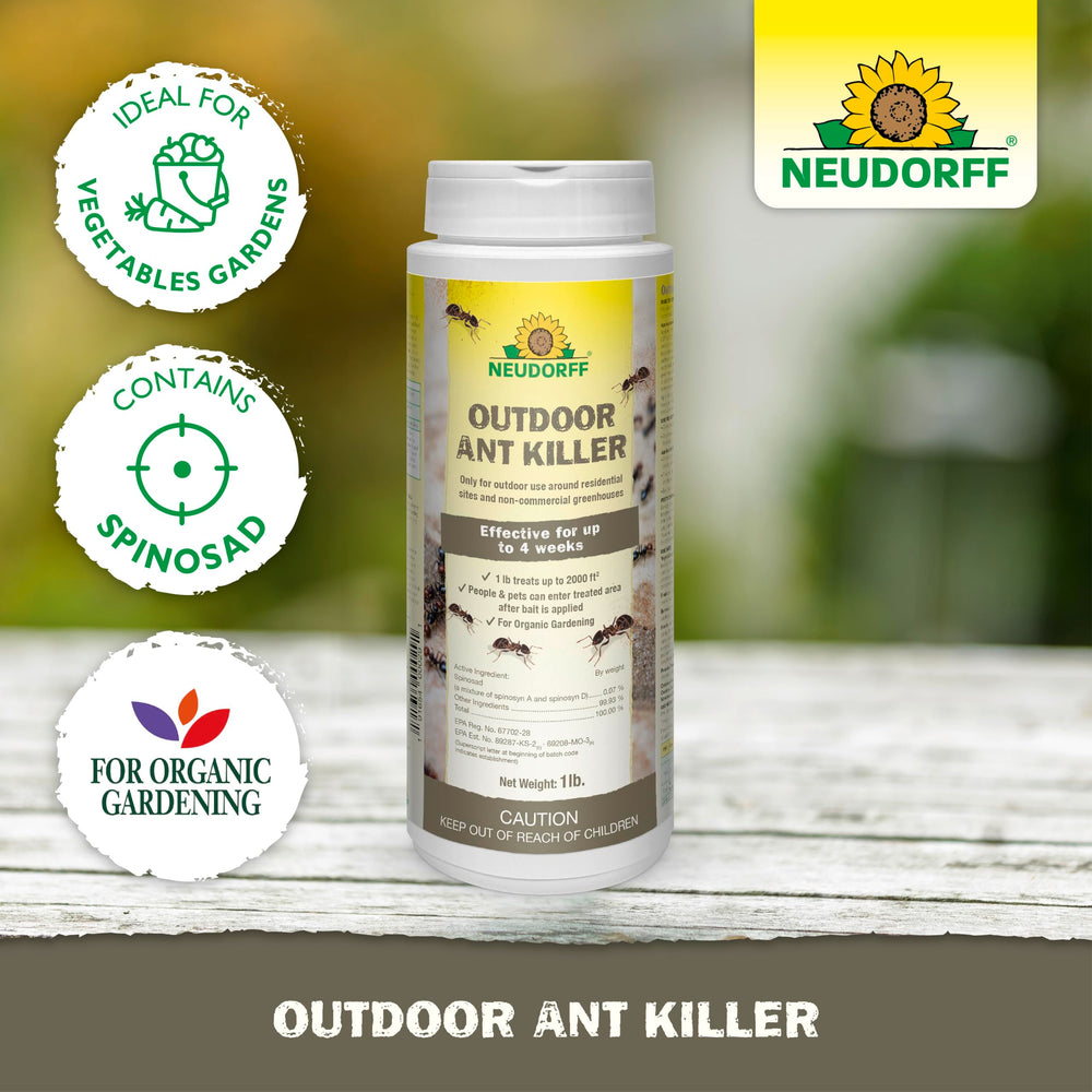 Neudorff distribuido entre plantas ornamentales como protección localizada