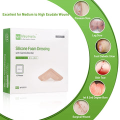 NeuHeils capa de silicona en contacto con piel sensible que reduce dolor