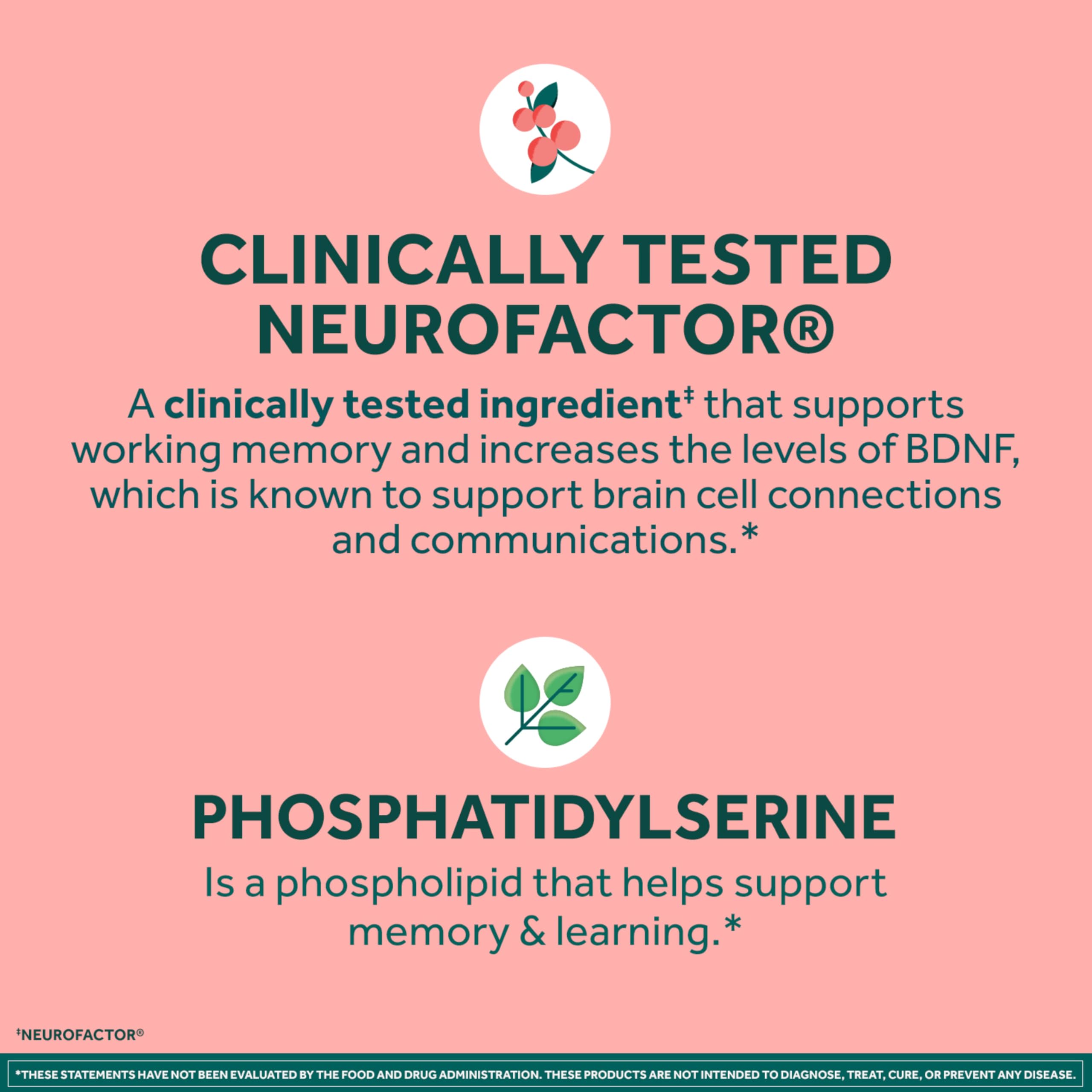 NEURIVA ingredientes Neurofactor y fosfatidilserina con apoyo cerebral