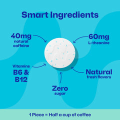 Neuro persona masticando chicle en manos, aporta energía inmediata y concentración