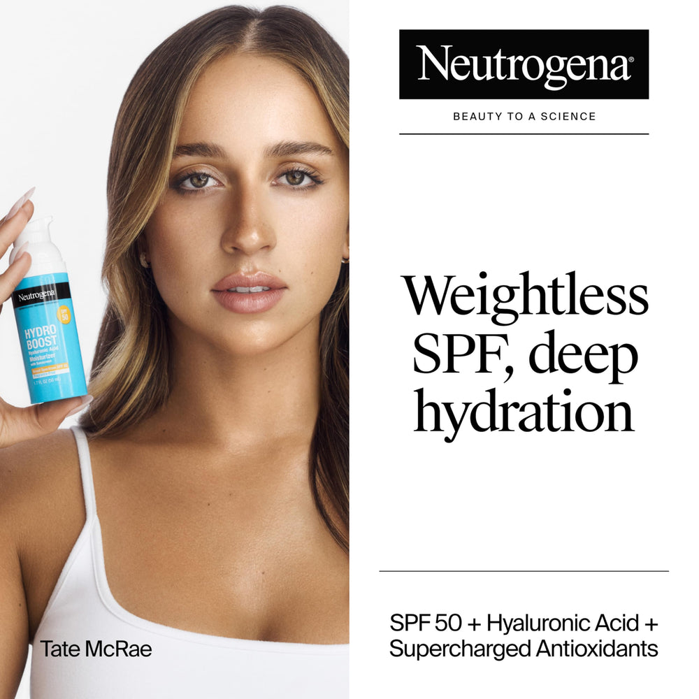 Neutrogena aplicación en mano demostrando absorción rápida