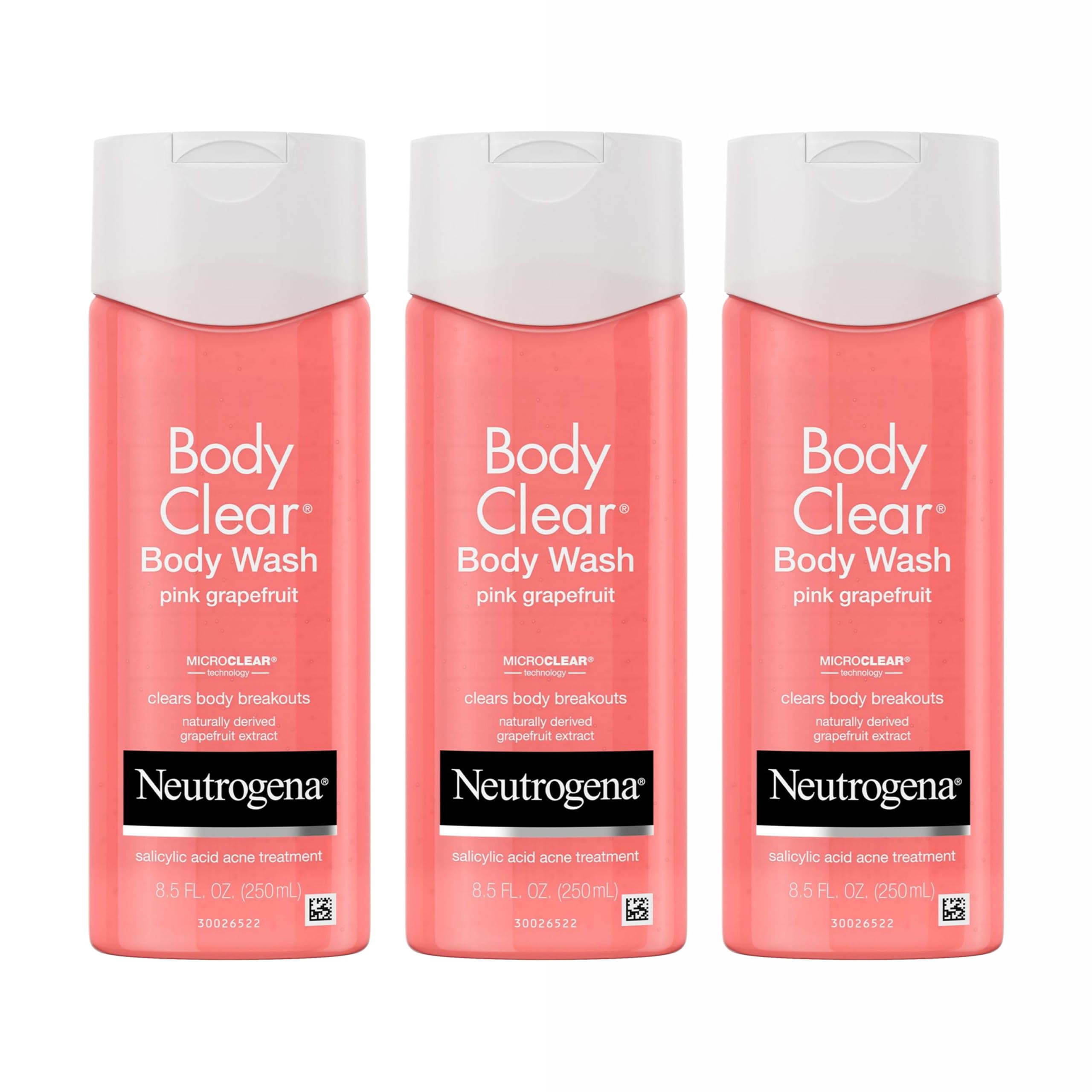 Neutrogena frasco frontal mostrando diseño y tamaño portátil