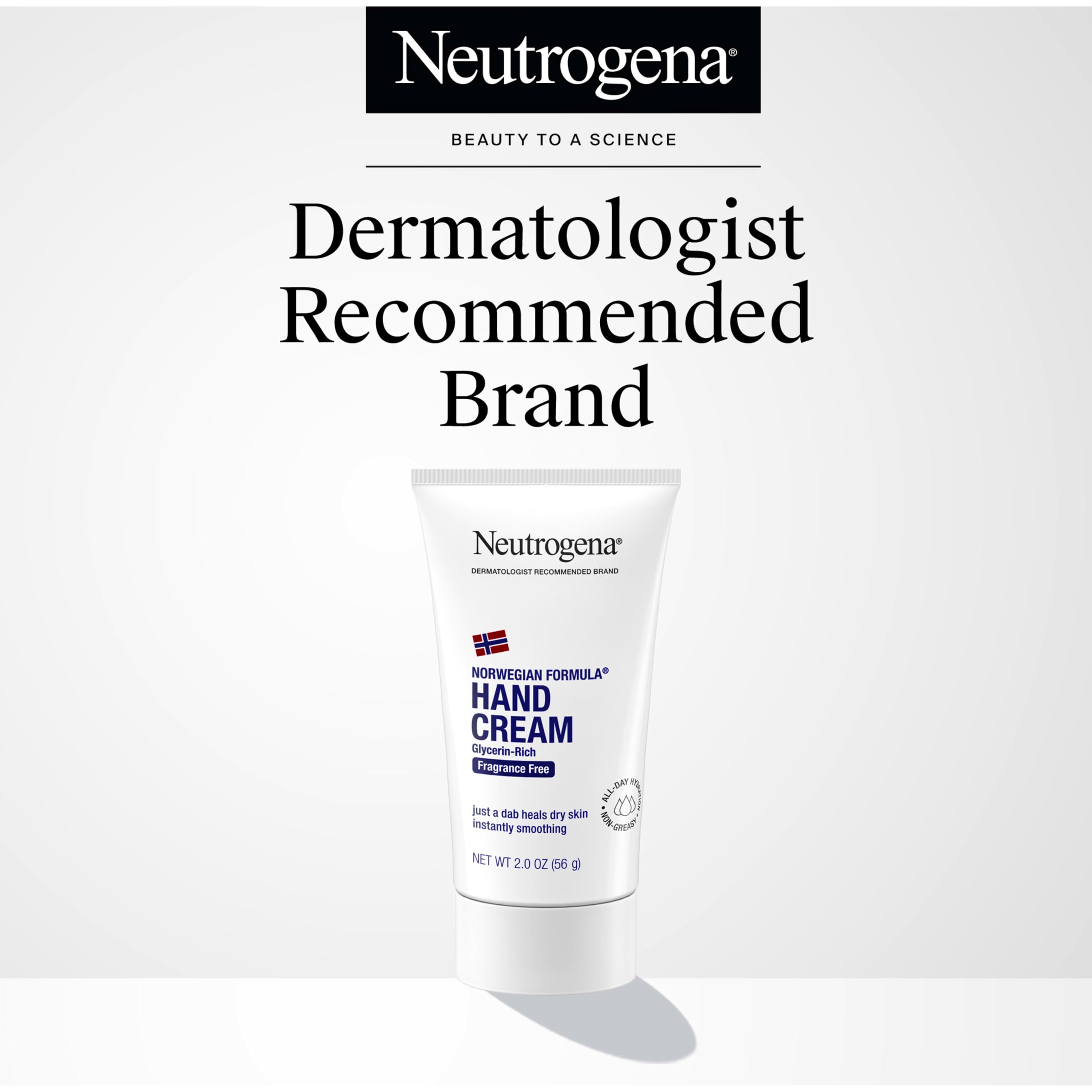 Neutrogena etiqueta del producto destacando ingredientes y sin fragancia