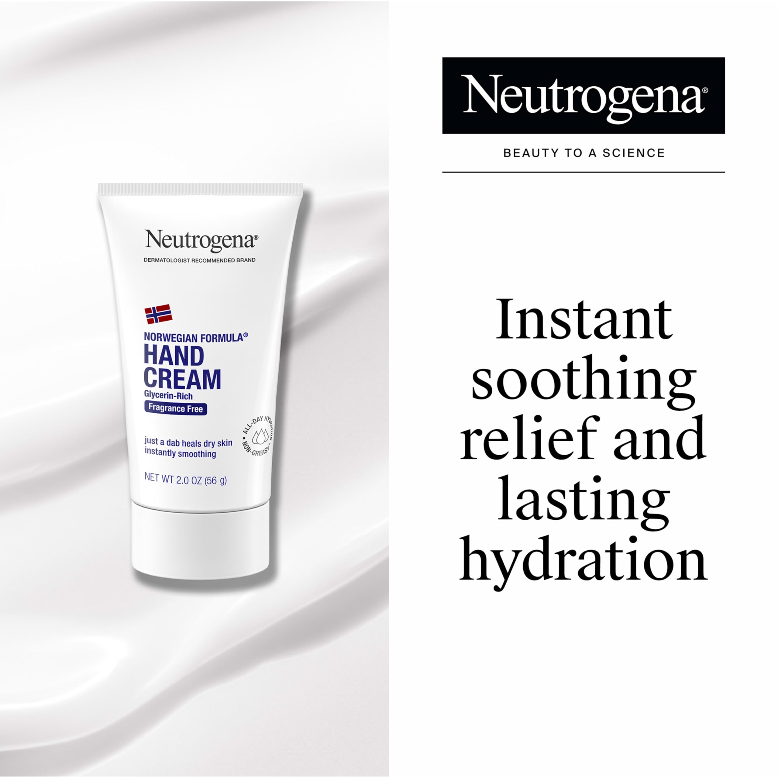 Neutrogena primer plano de un tubo de 2 oz mostrando diseño portátil