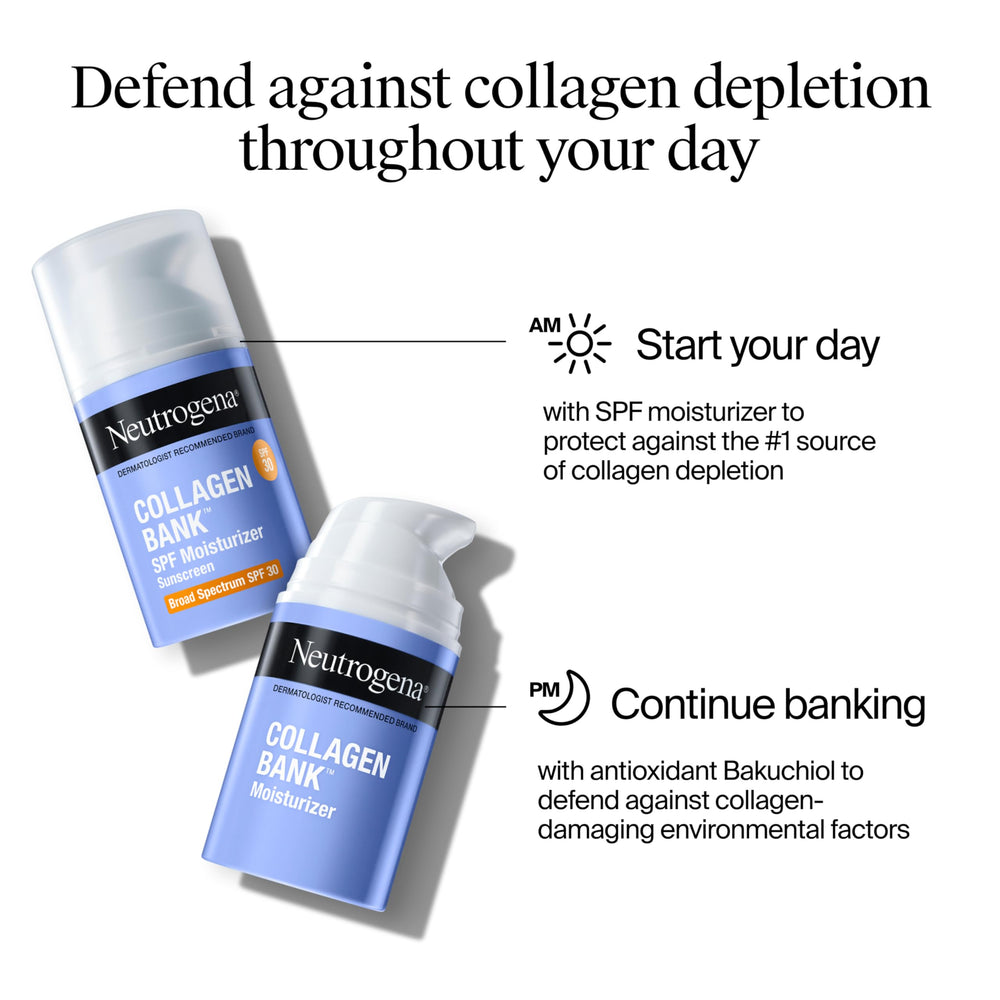 Neutrogena etiqueta con ingredientes bakuchiol y micro-péptidos beneficiosos