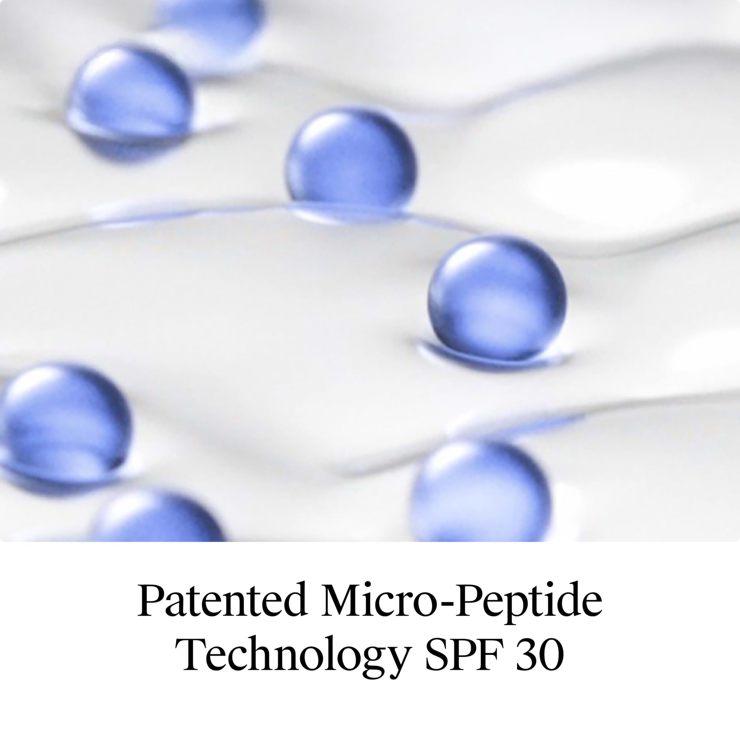 Neutrogena etiqueta con ingredientes destacando micro-péptidas y SPF 30