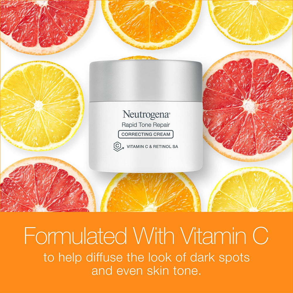 Neutrogena frasco abierto con crema visible y aspecto nutritivo