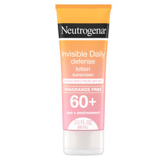 Neutrogena frente del envase mostrando tamaño y protección SPF 60+