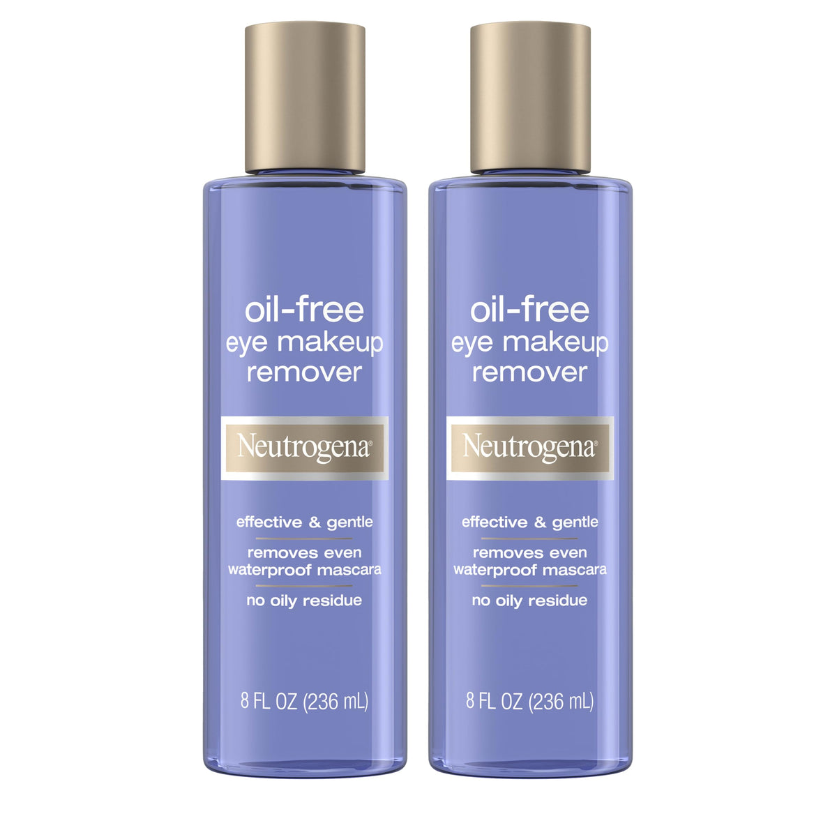 Neutrogena frente pack doble mostrando dos botellas, ahorro práctico