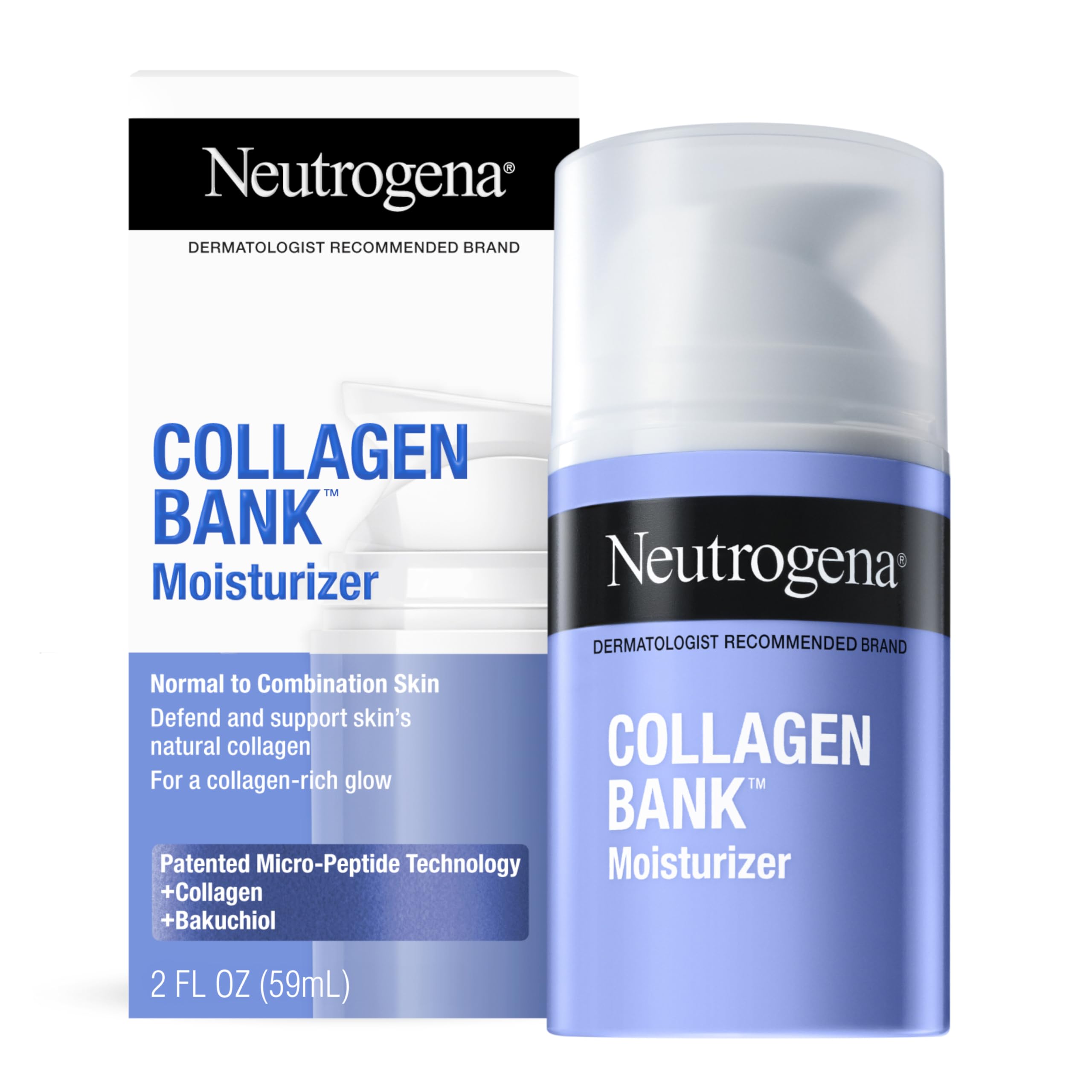 Neutrogena frente del tubo de crema mostrando diseño y uso diario