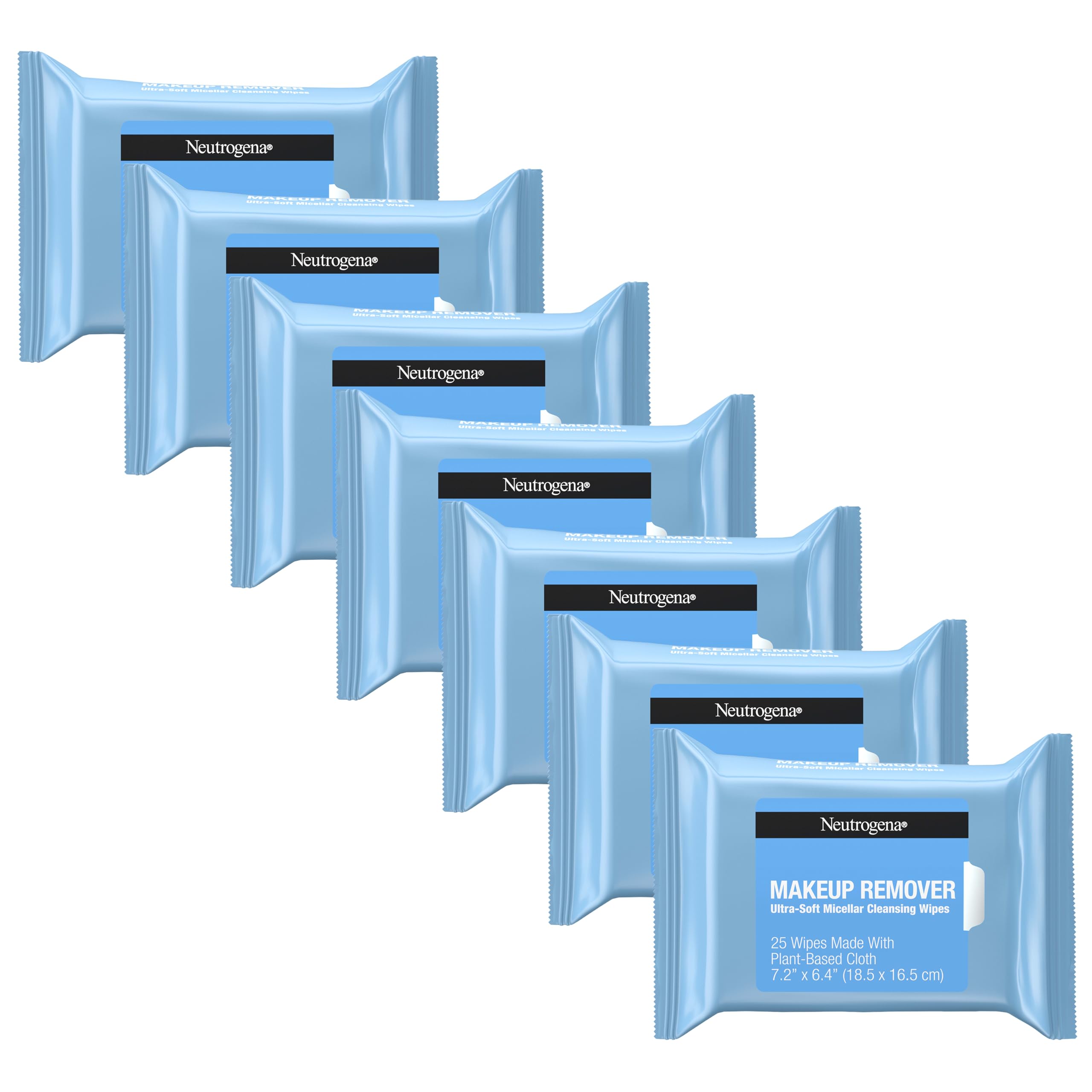 neutrogena empaque frontal seis paquetes mostrando volumen y conveniencia