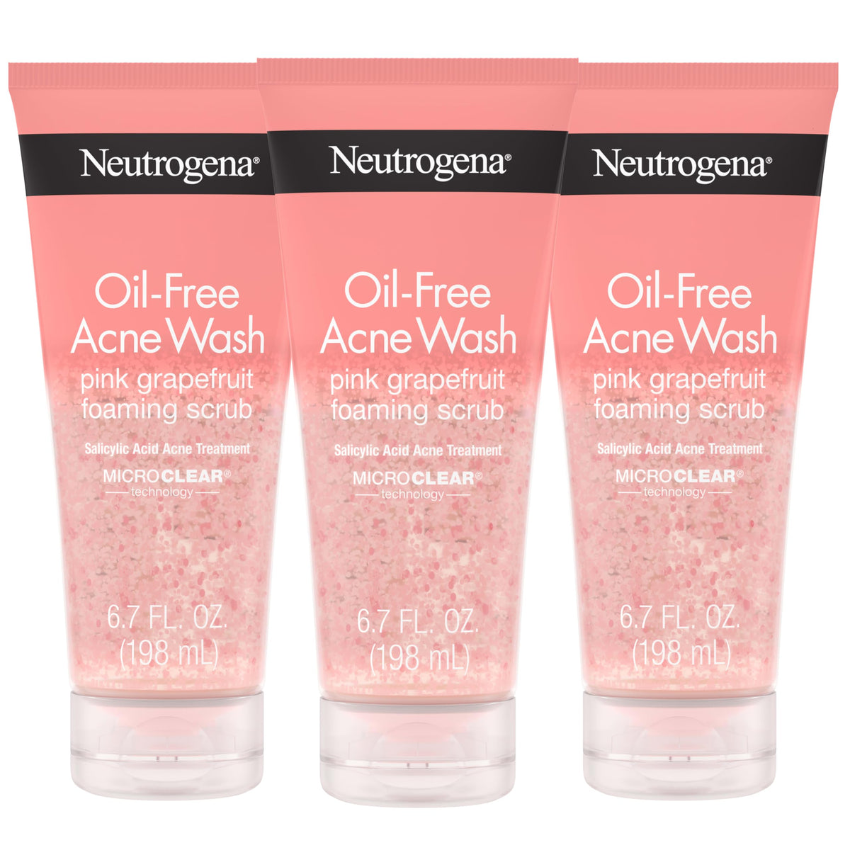 Neutrogena tubo frontal mostrando etiqueta y beneficio limpieza profunda
