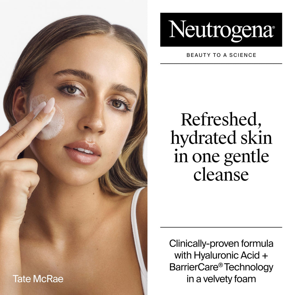 Neutrogena espuma sedosa que elimina impurezas y protege hidratación
