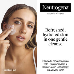 Neutrogena espuma sedosa que elimina impurezas y protege hidratación