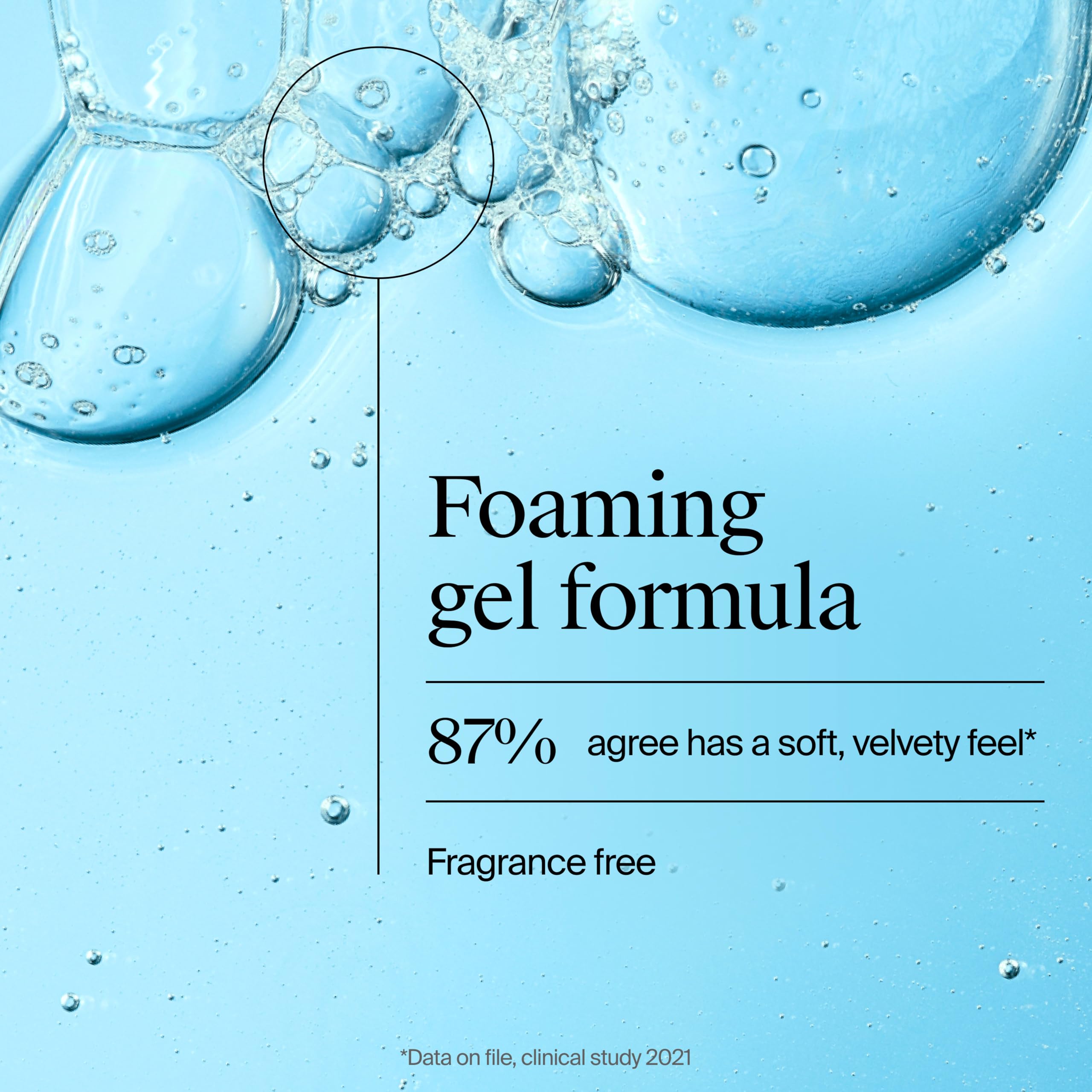 Neutrogena etiqueta con ingredientes y beneficios claramente legibles