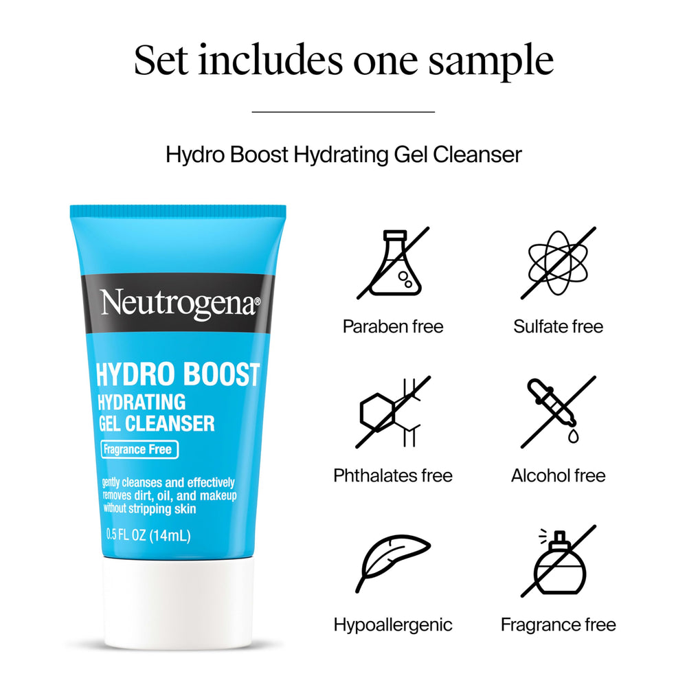 Neutrogena limpiador Hydro Boost muestra incluida para rutina complementaria