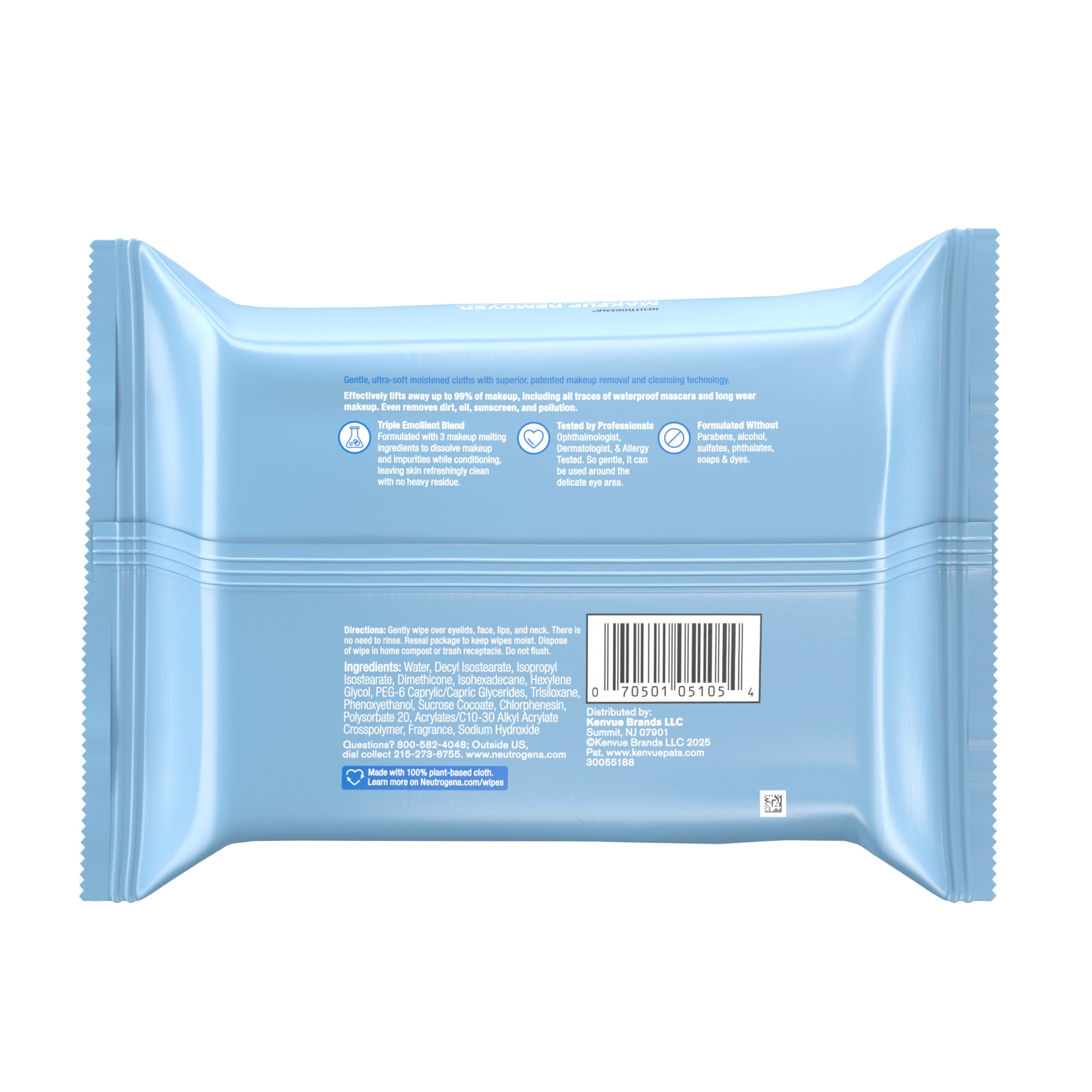 neutrogena tela 100% vegetal destacando material más sostenible