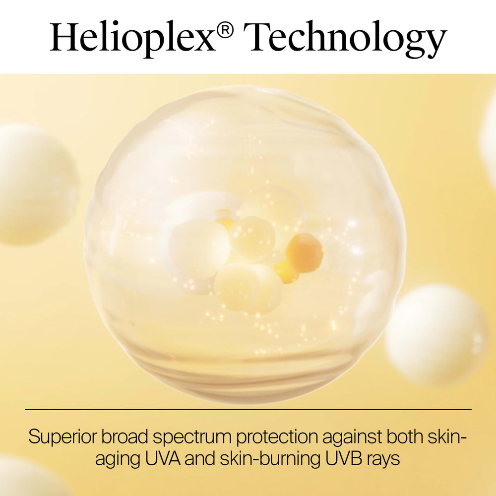 Neutrogena rótulo Helioplex para mayor estabilidad de filtro solar