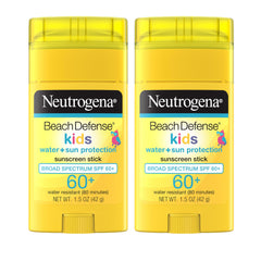 Neutrogena stick frontal en su envase mostrando tamaño práctico y protección rápida
