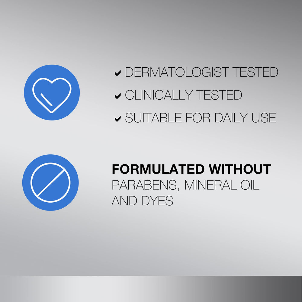 Neutrogena comparación de tamaño que muestra envase principal y proporción
