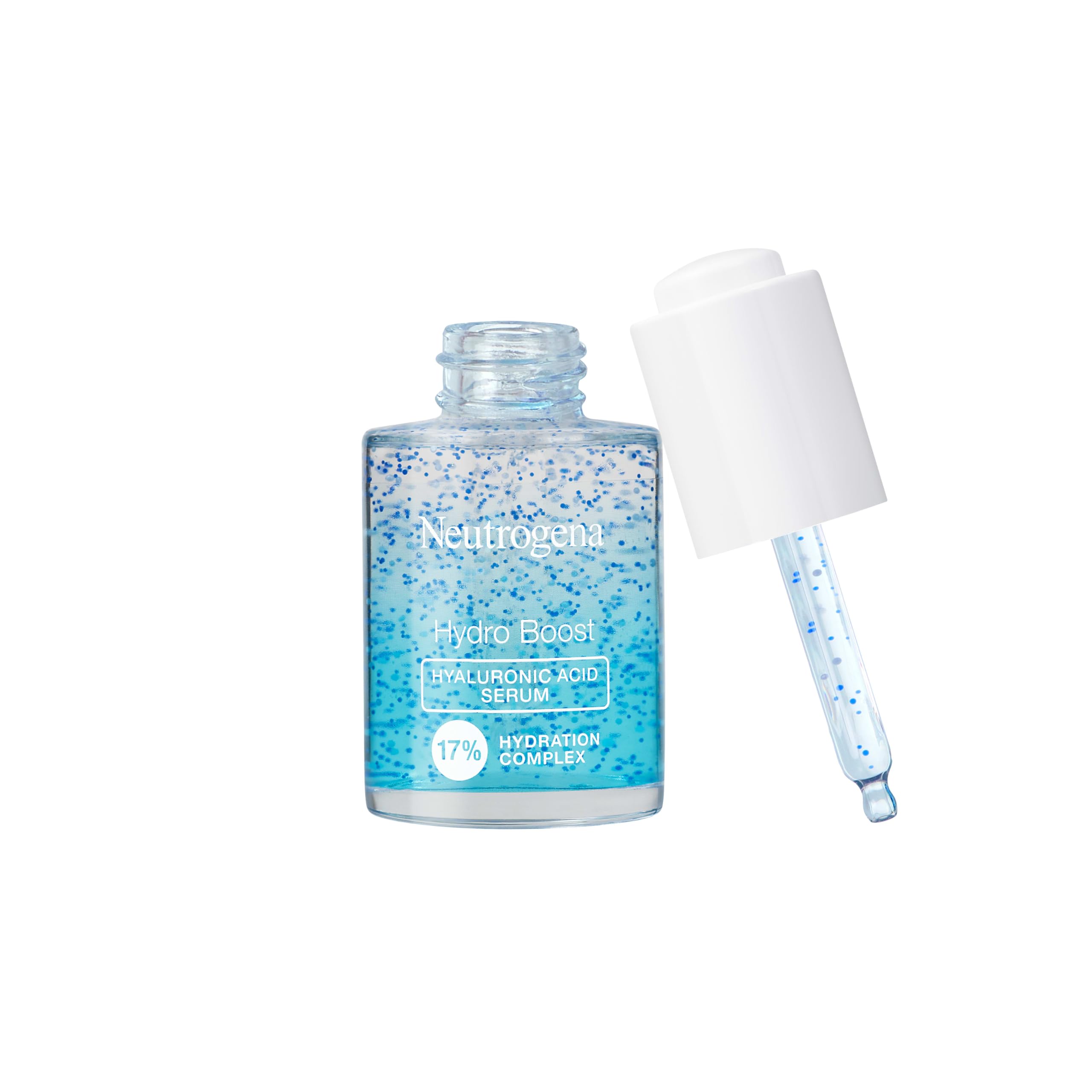 Neutrogena botella en escala para ver el tamaño práctico de 1 fl oz