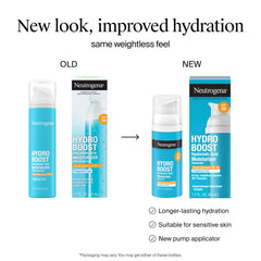 Neutrogena textura ligera del gel crema con hidratación visible