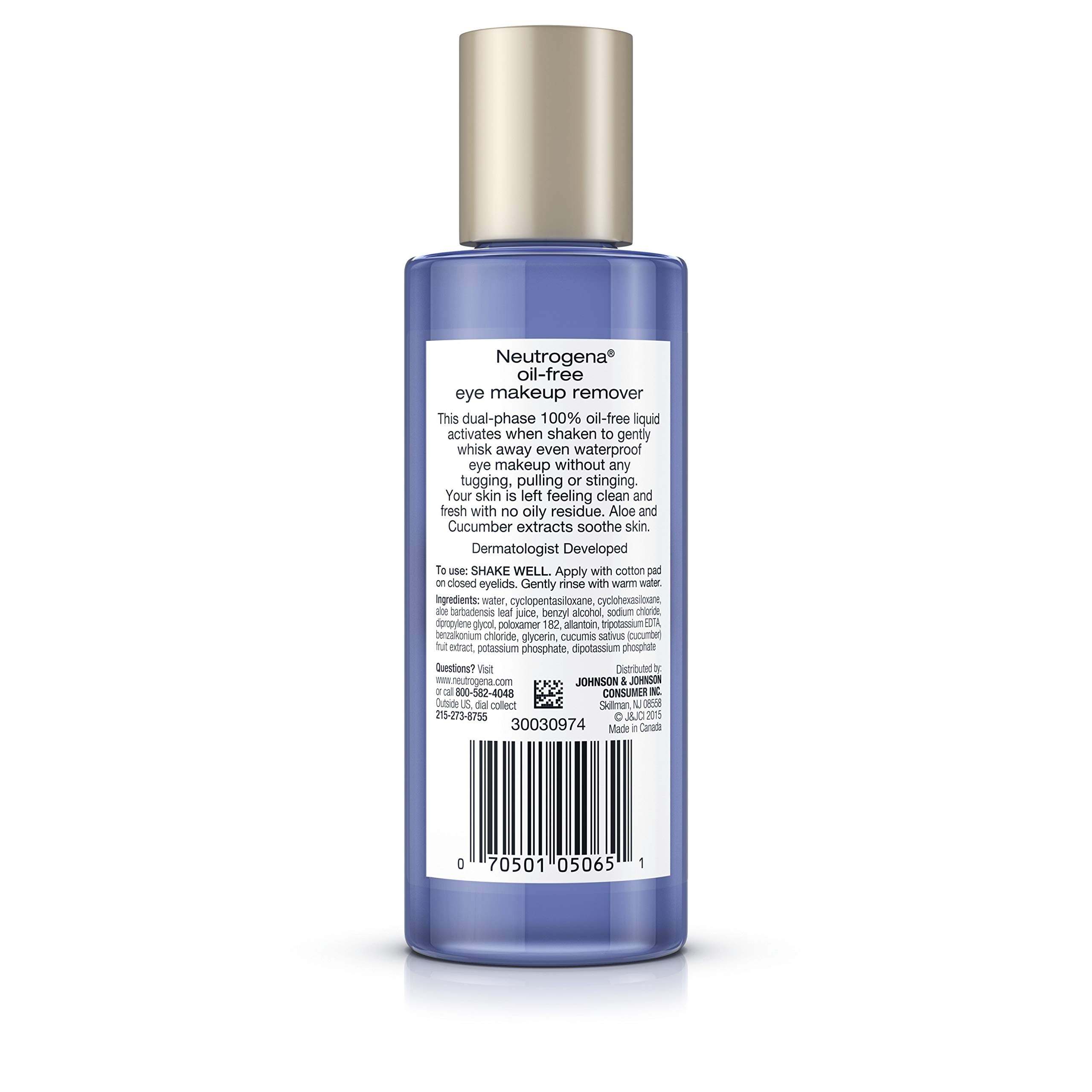 Neutrogena bottles in travel bag illustrating portability and on-the-go cleansing benefit