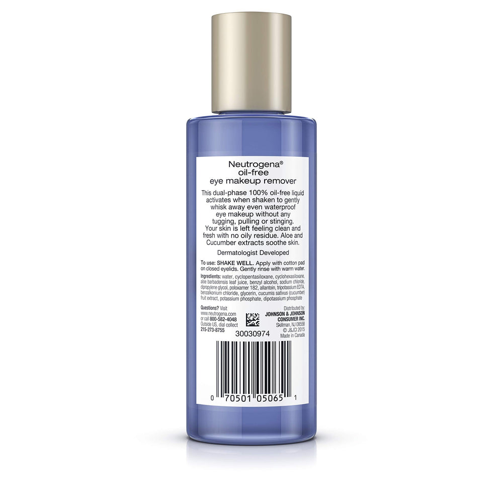 Neutrogena bottles in travel bag illustrating portability and on-the-go cleansing benefit