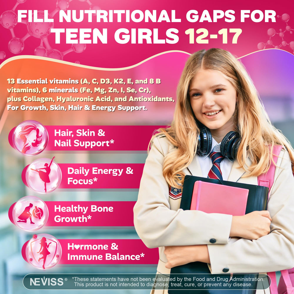 NEVISS gomita en mano para comparar tamaño y dosificación segura para adolescentes