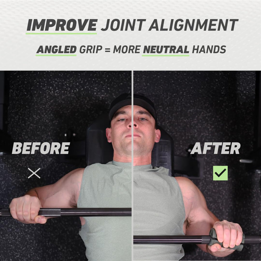 New Growth N-Gage Grips EZ primer plano de la textura antideslizante para seguridad