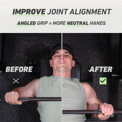 New Growth N-Gage Grips EZ primer plano de la textura antideslizante para seguridad