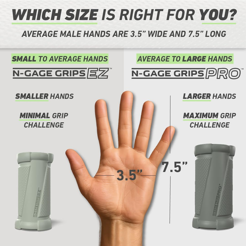New Growth N-Gage Grips EZ en gimnasio estilo de vida portátil y duradero