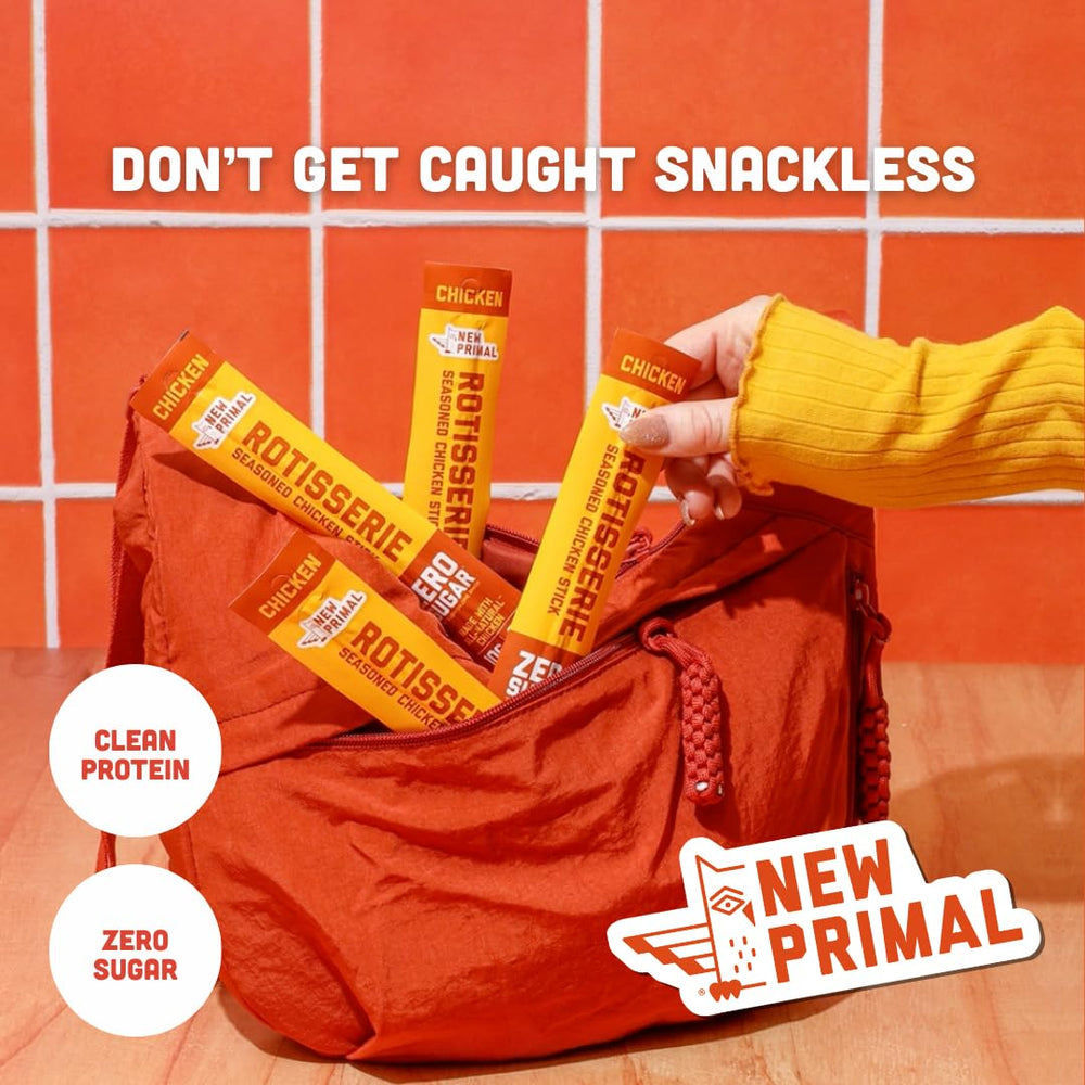 New Primal etiqueta nutricional legible con proteínas y cero azúcares