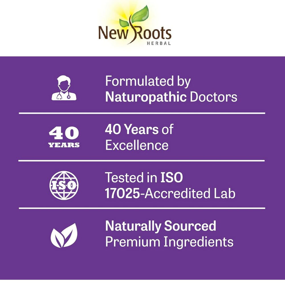 NEW ROOTS HERBAL detalle del borde del frasco destacando calidad del vidrio