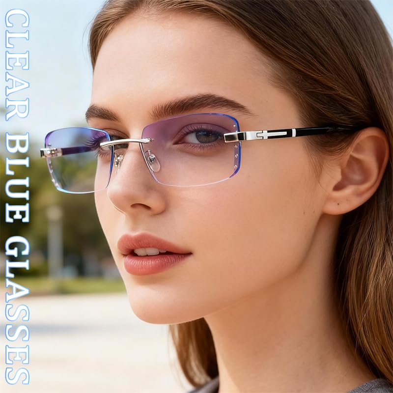 New Vision Pro persona leyendo con gafas, mayor comodidad visual