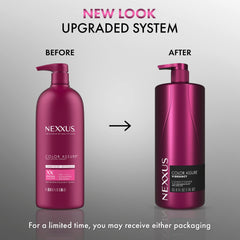 Nexxus aplicación en mano demostrando fácil distribución y desenredado