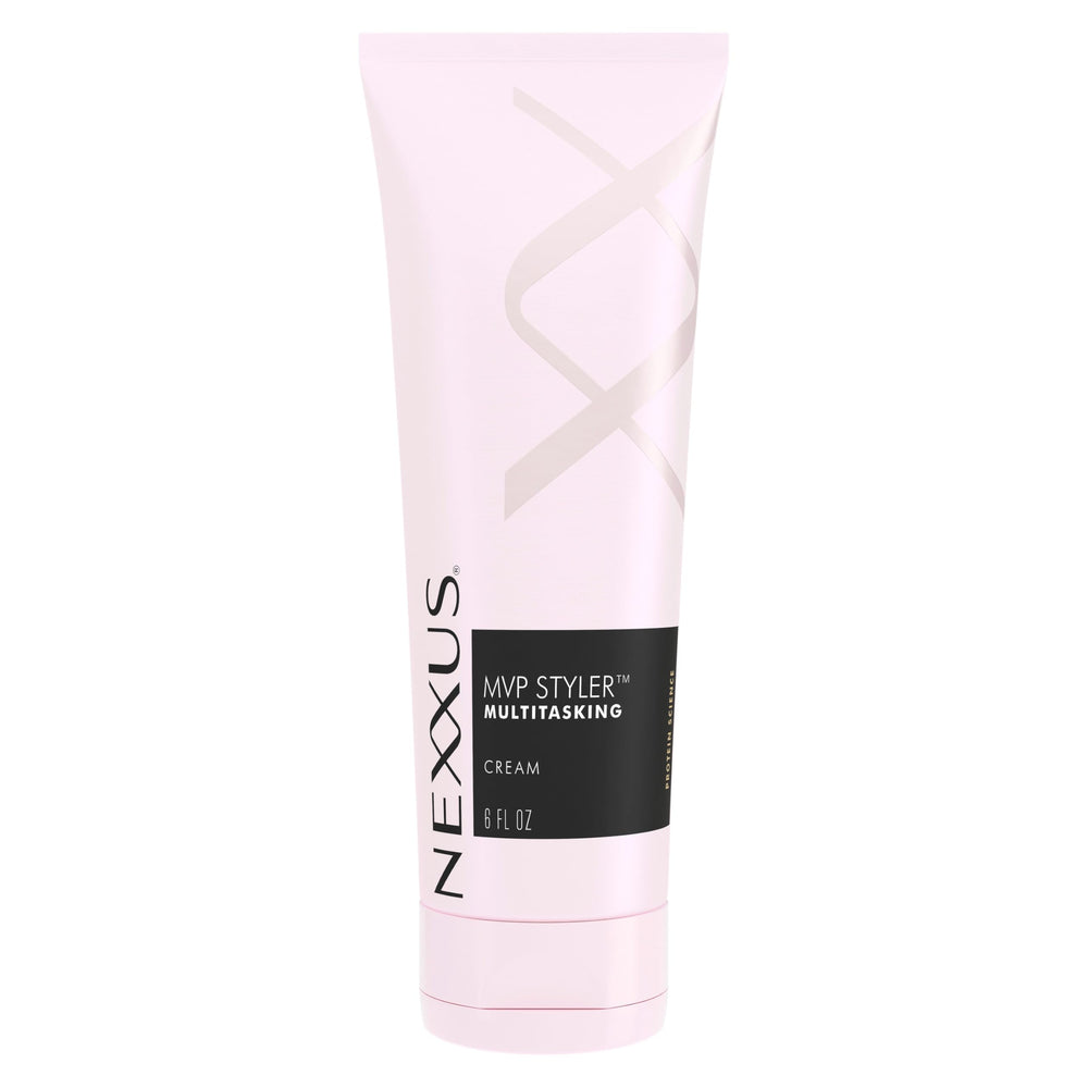 Nexxus envase frontal de MVP Styler Cream 6 oz mostrando diseño y tamaño