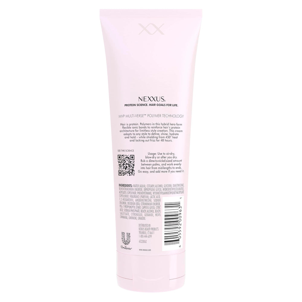 Nexxus textura cremosa de MVP Styler Cream para peinar con acabado ligero