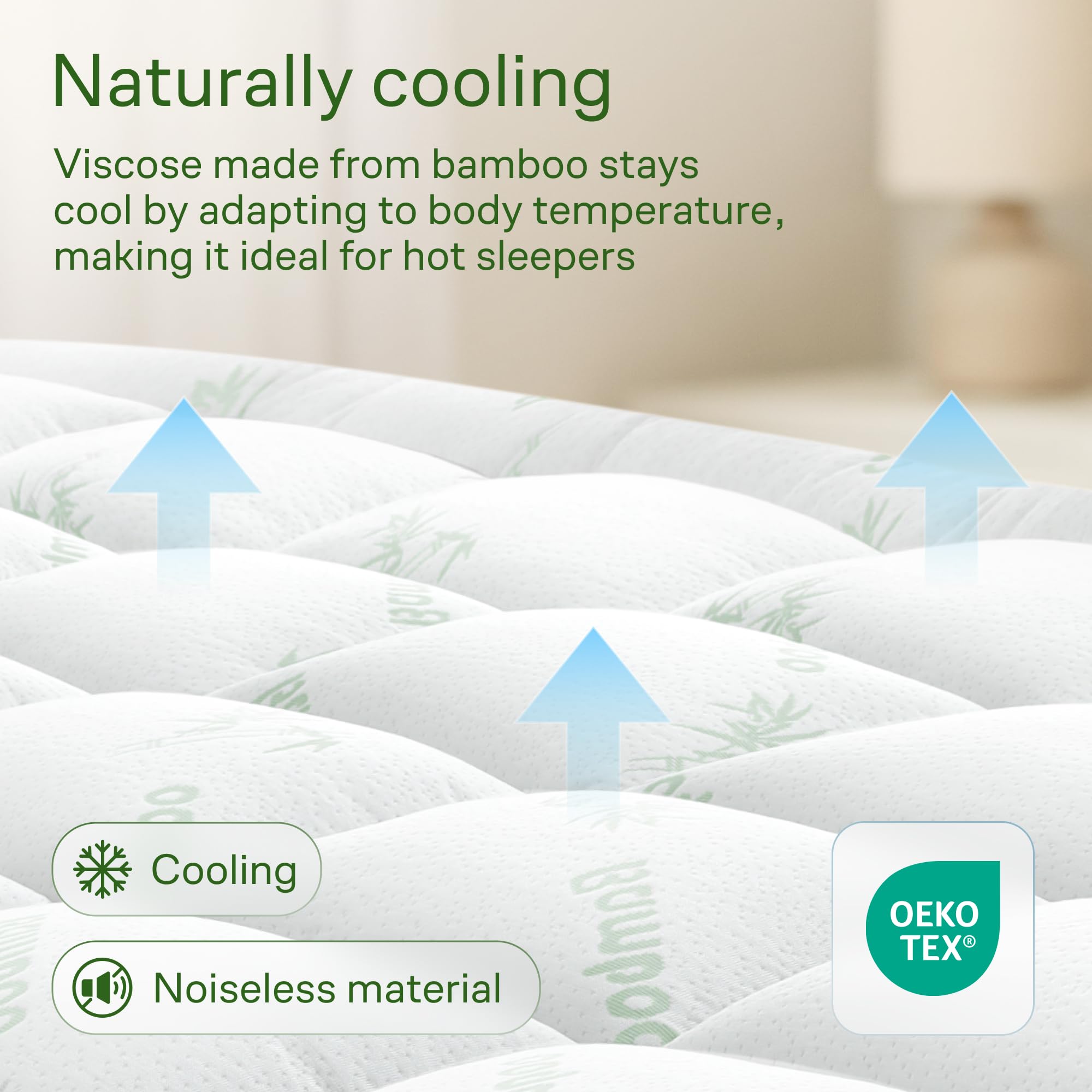 Niagara Sleep Solution bolsillo profundo y lateral elástico, ajuste seguro a colchón